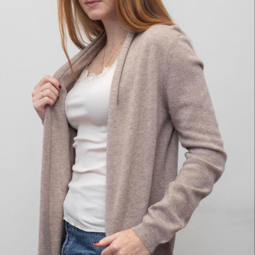 Rolled Collar Cardigan