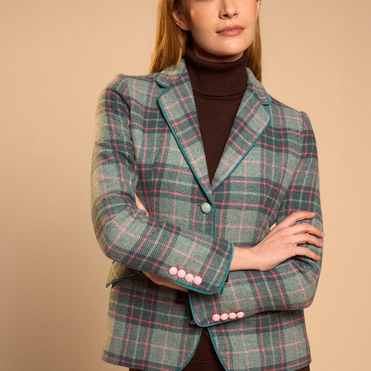 Plaid Blazer