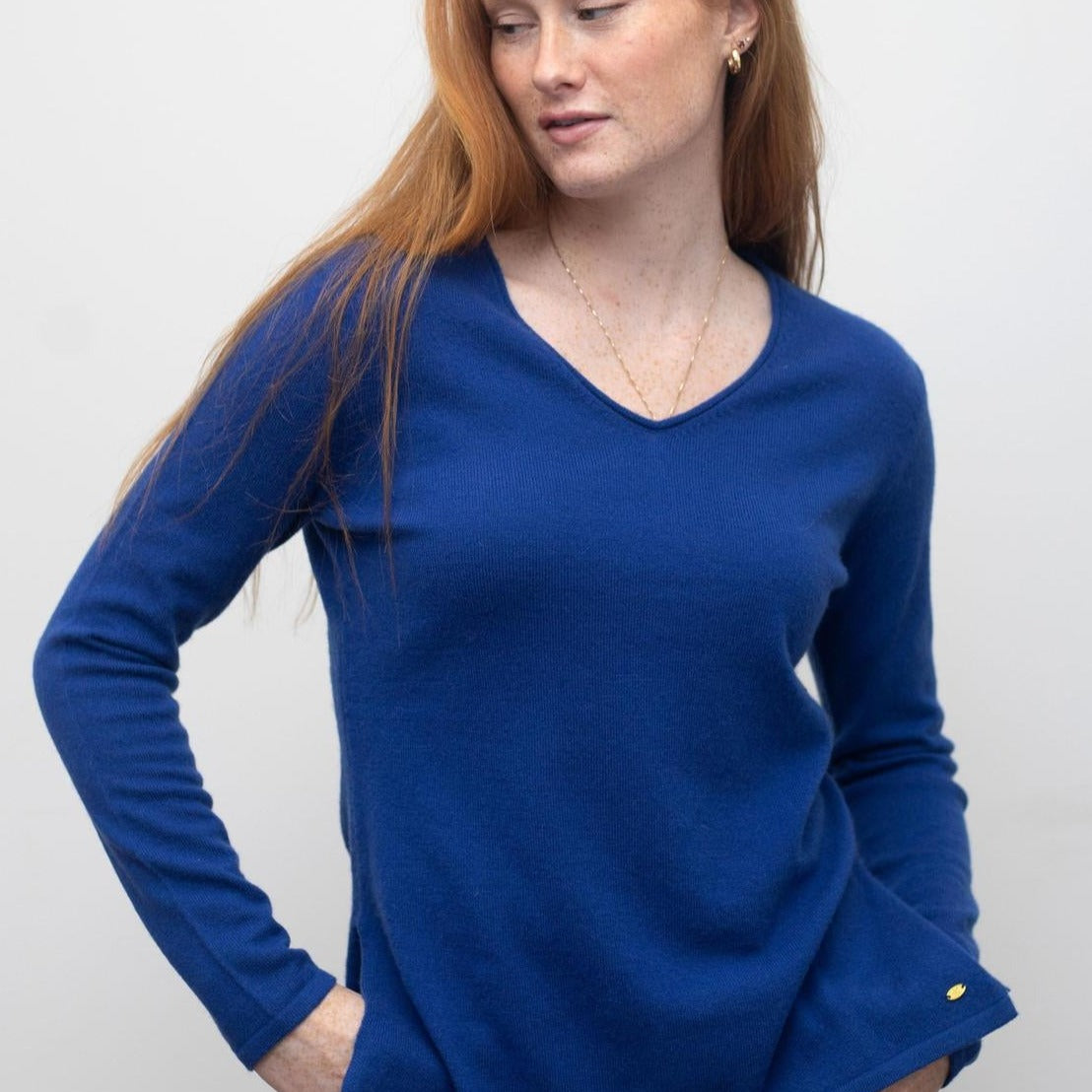 Classic Cashmere V-Neck Sweater
