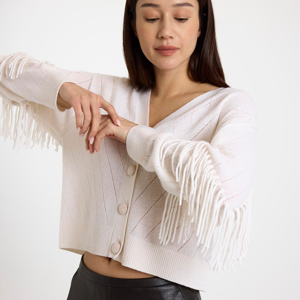 Ashley Fringe Cardi