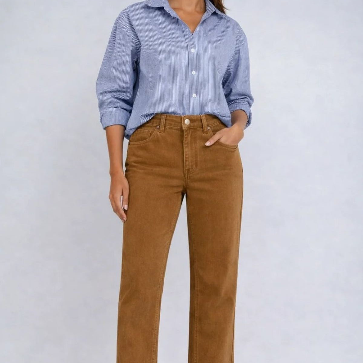 Straight Leg Corduroy Pant