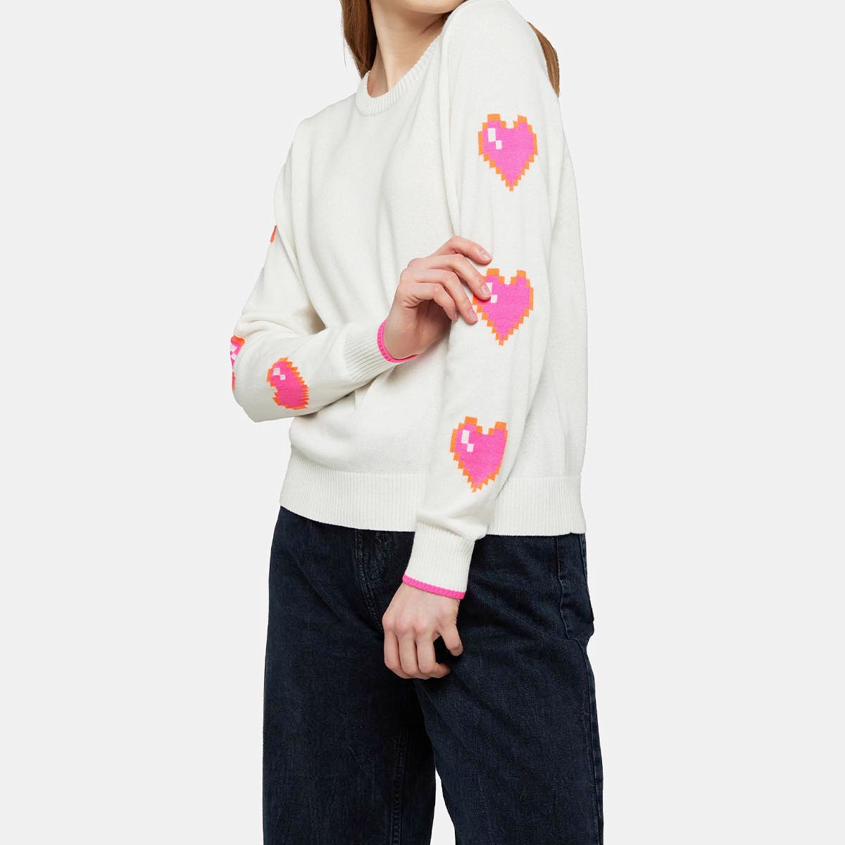 Heart Sleeve Crew