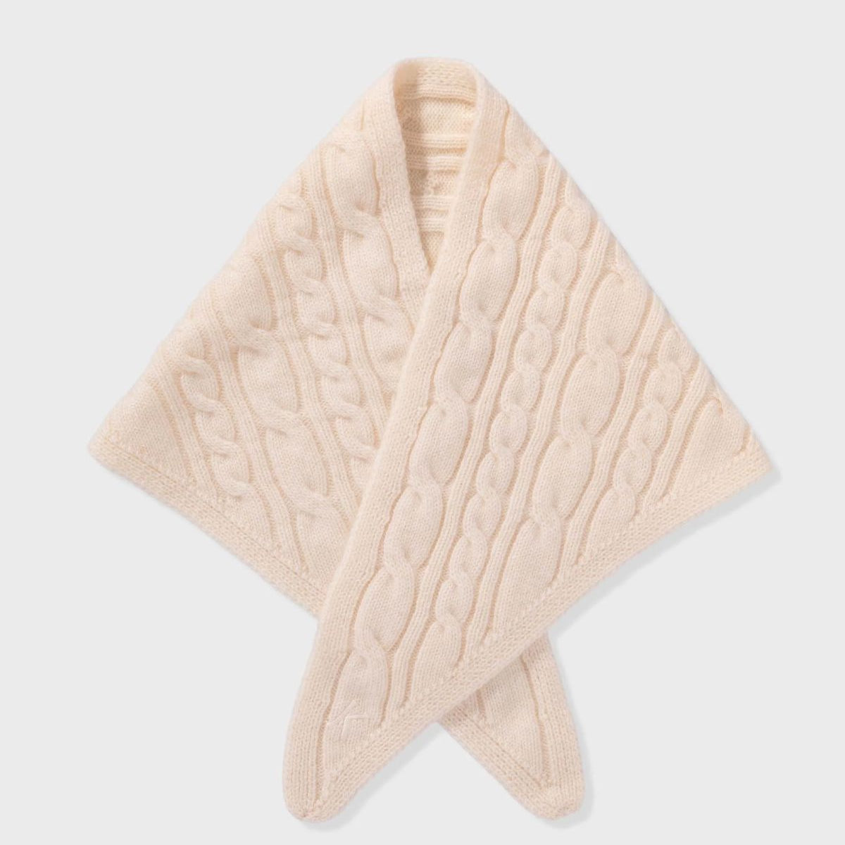 Cable Cashmere Neck Tie