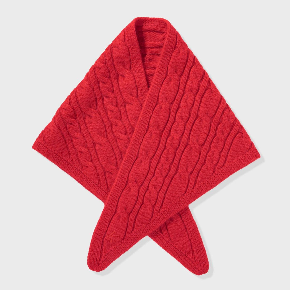 Cable Cashmere Neck Tie