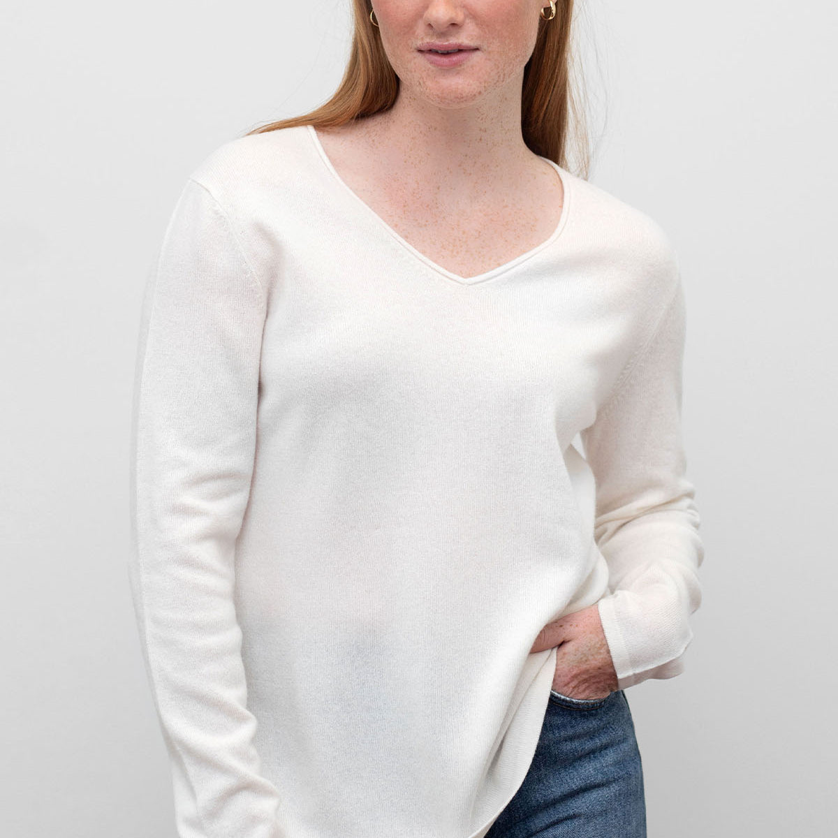 Classic Cashmere V-Neck Sweater