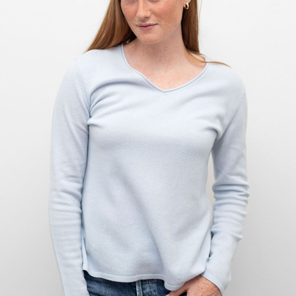 Classic Cashmere V-Neck Sweater