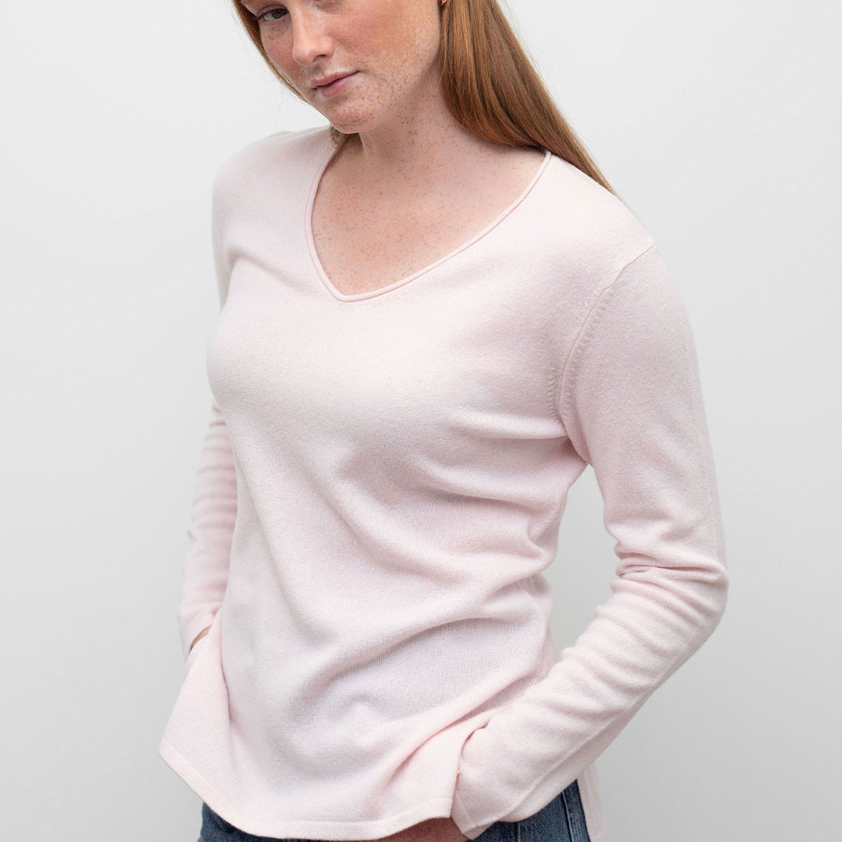 Classic Cashmere V-Neck Sweater