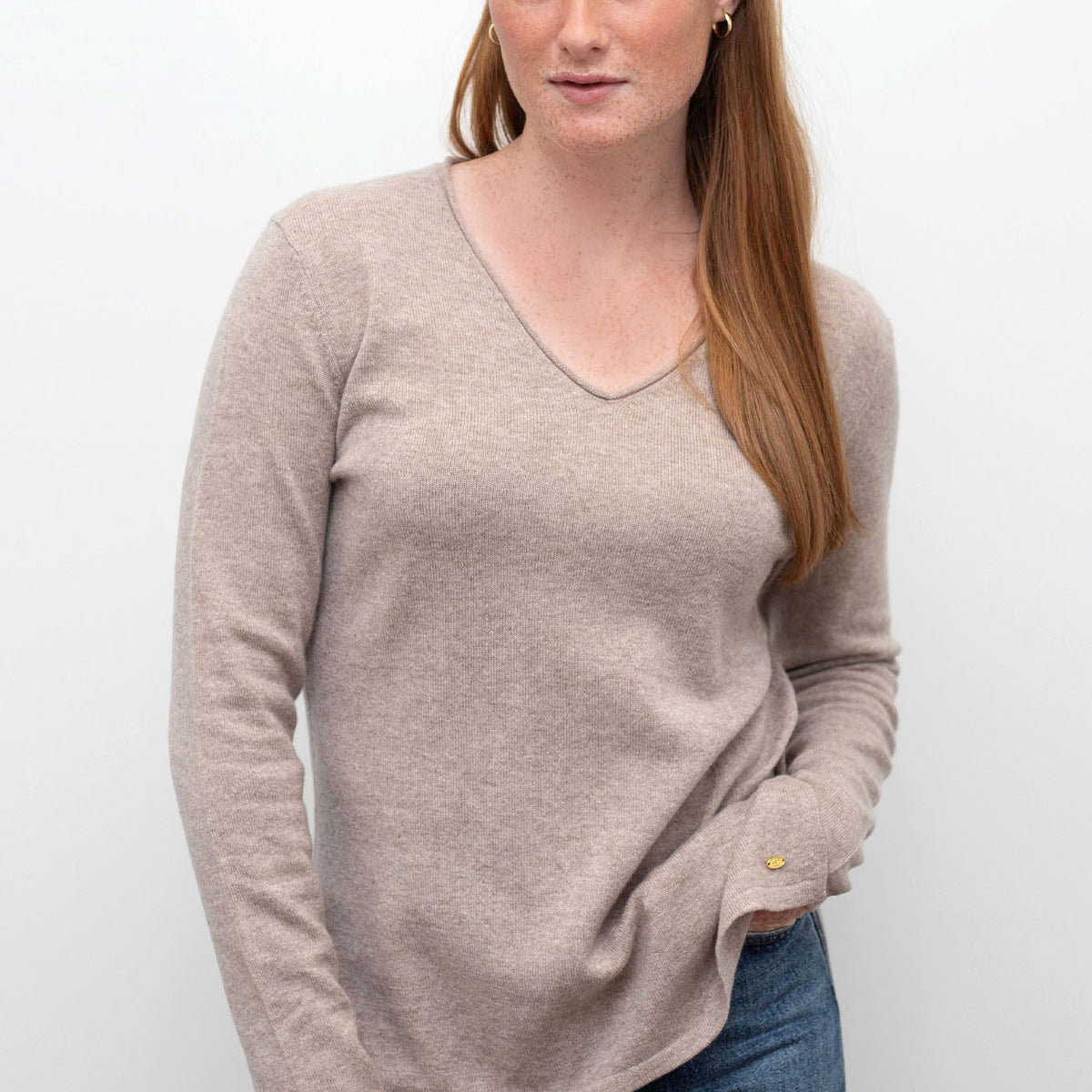 Classic Cashmere V-Neck Sweater