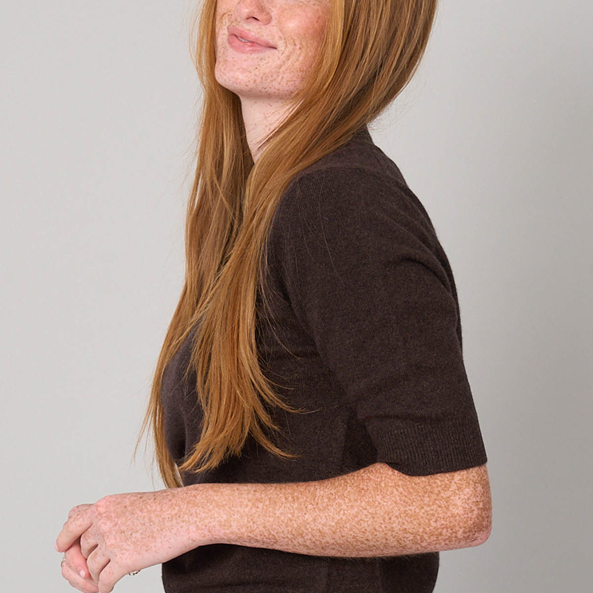 Cashmere Elbow Sleeve Sweater