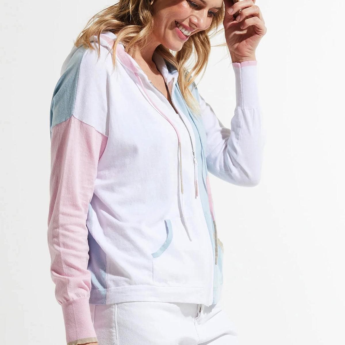 Colour Block Hoodie