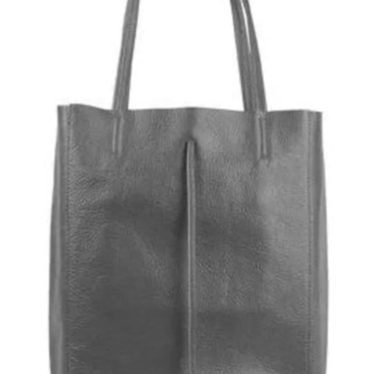 Leather Shoulder Tote Bag