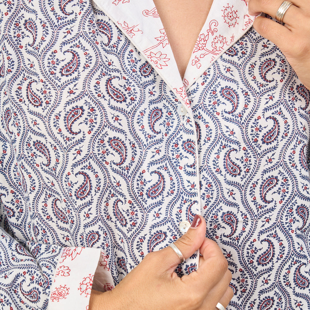 Paisley & Tile PJ Set