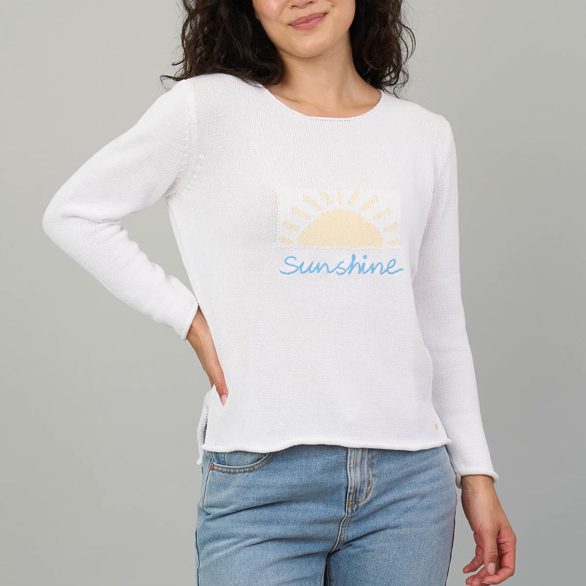 Crew Neck Sunshine Sweater