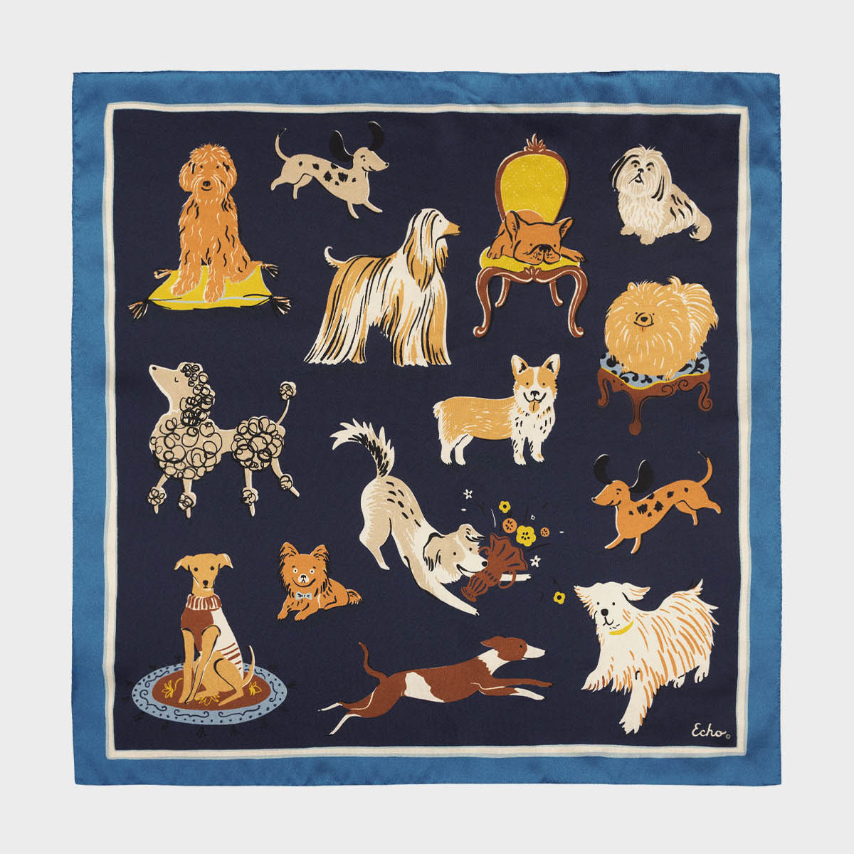 Doggie Daycare Silk Bandana