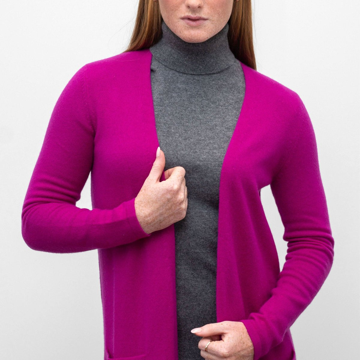 Long Cashmere Cardigan