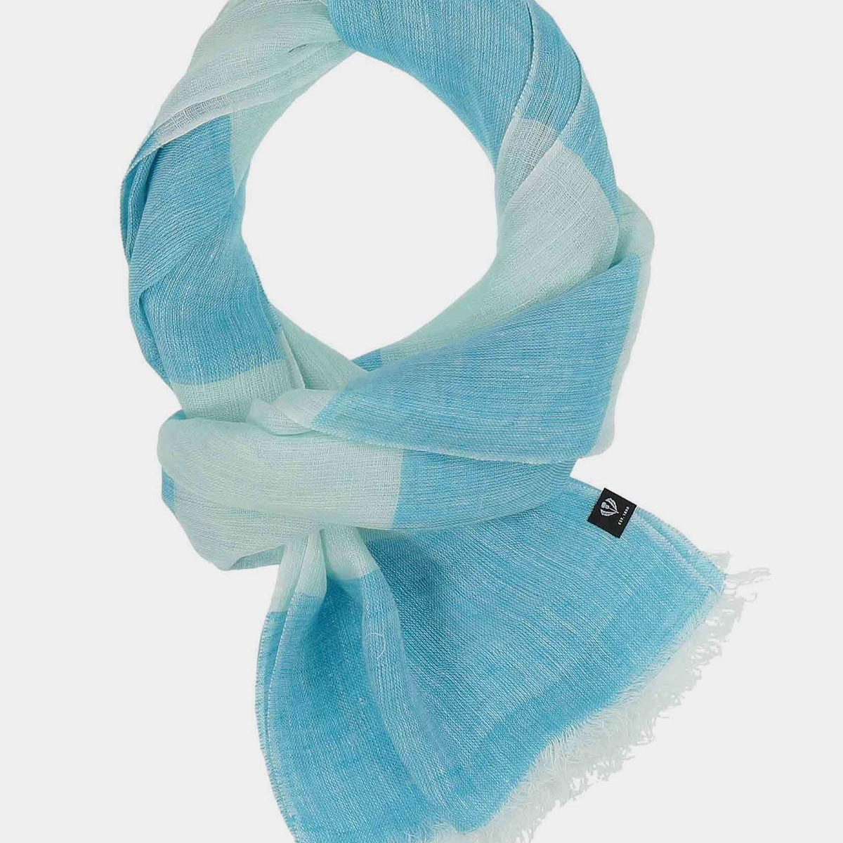 Linen Tonal Stripe Scarf