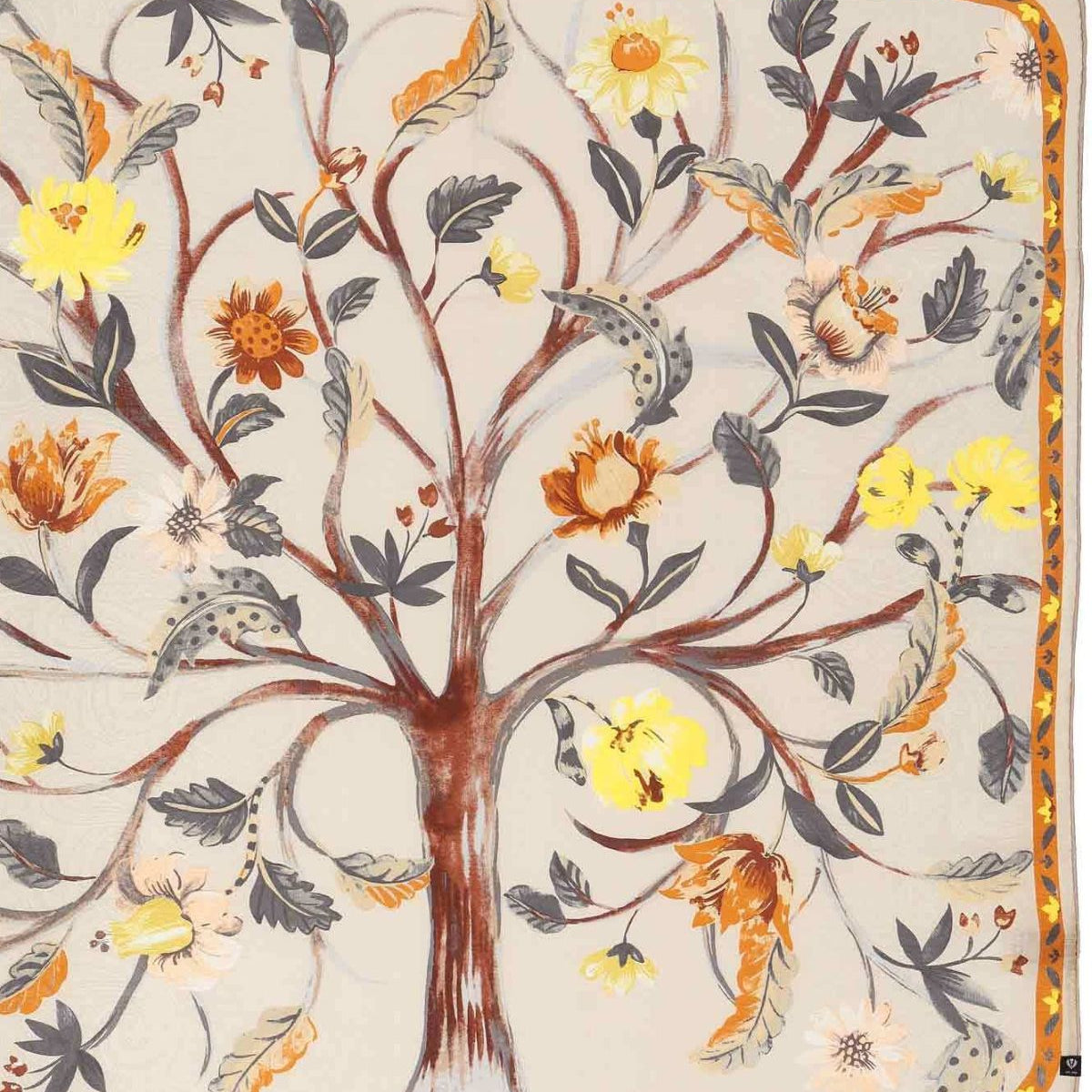 Tree of Life Silk Square Scarf
