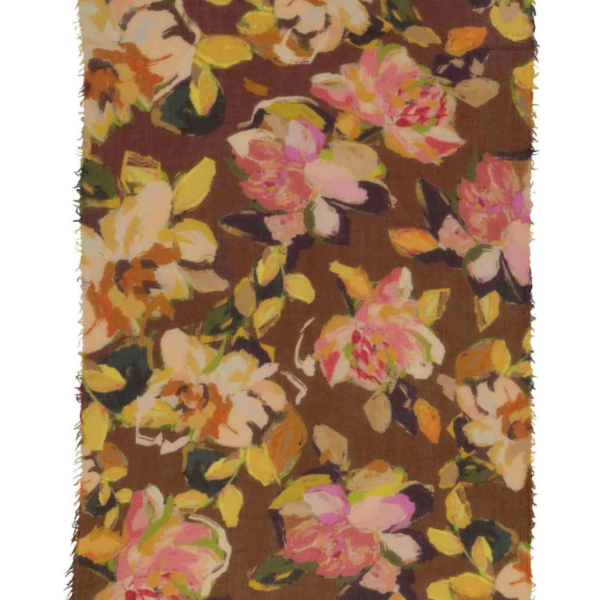 Ombre Painted Roses Scarf