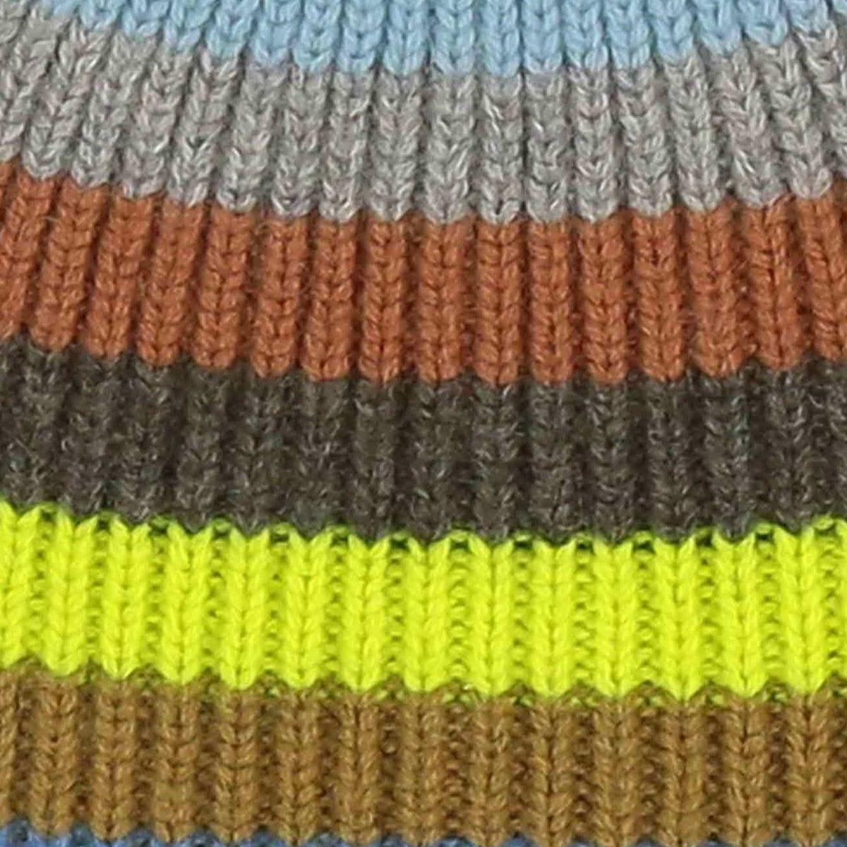 Knit Multi Stripe Beanie
