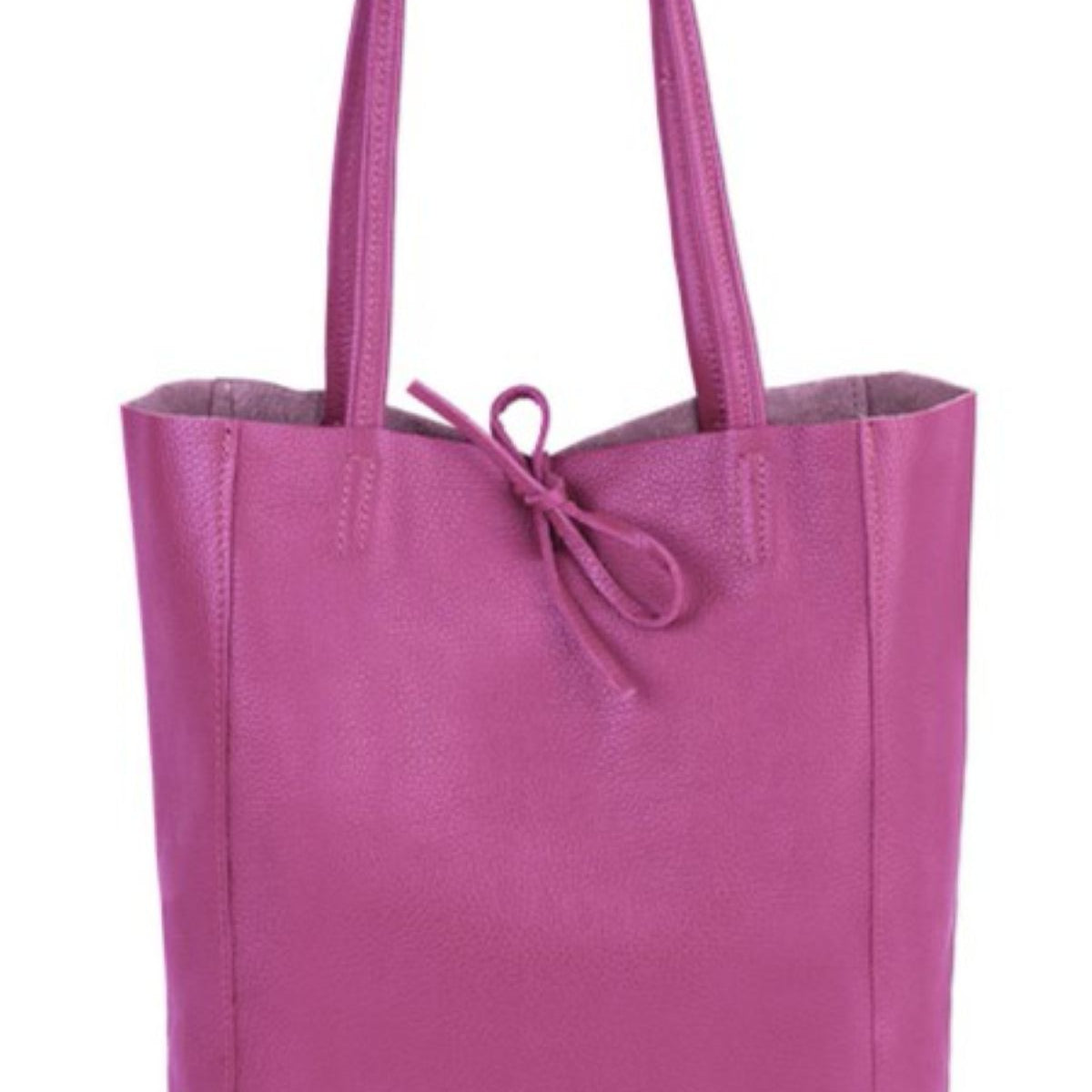 Leather Shoulder Tote Bag