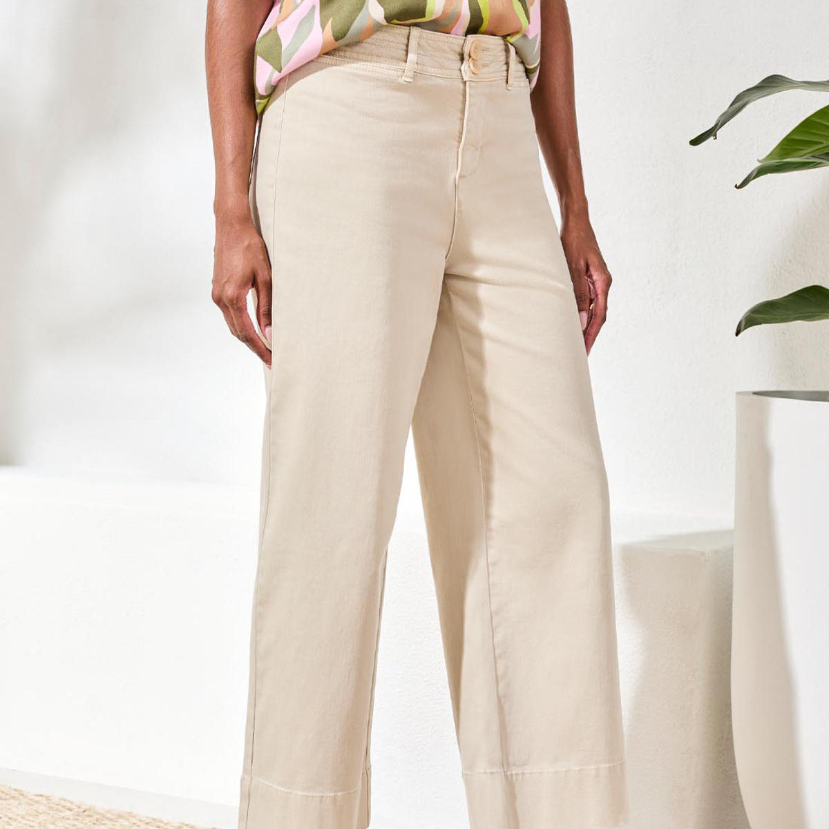 High Rise Palazzo Pants