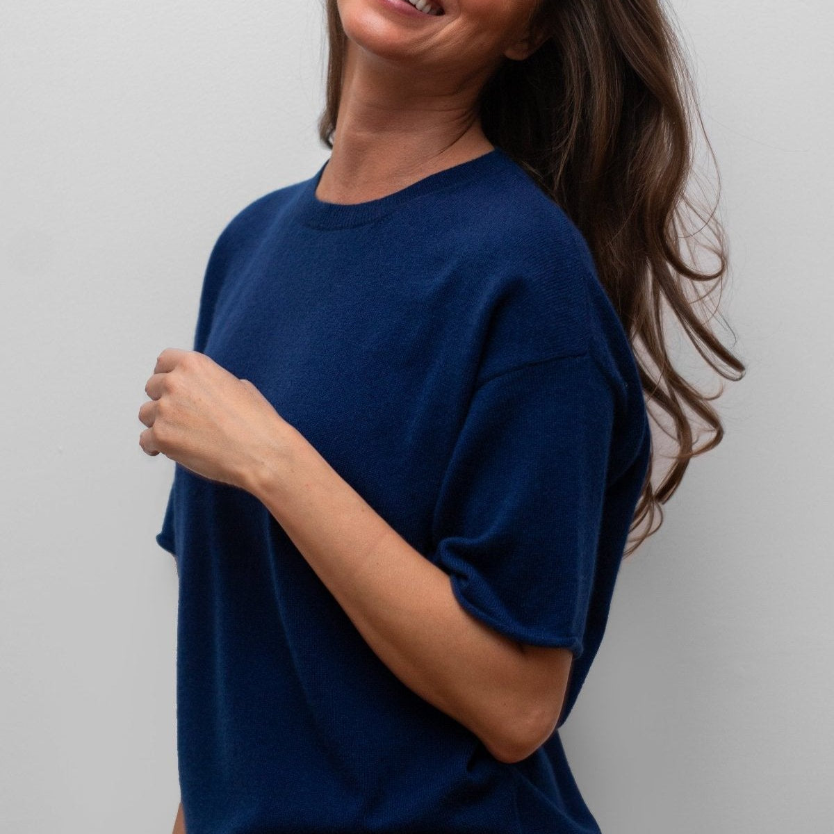 Boxy Cashmere Tee