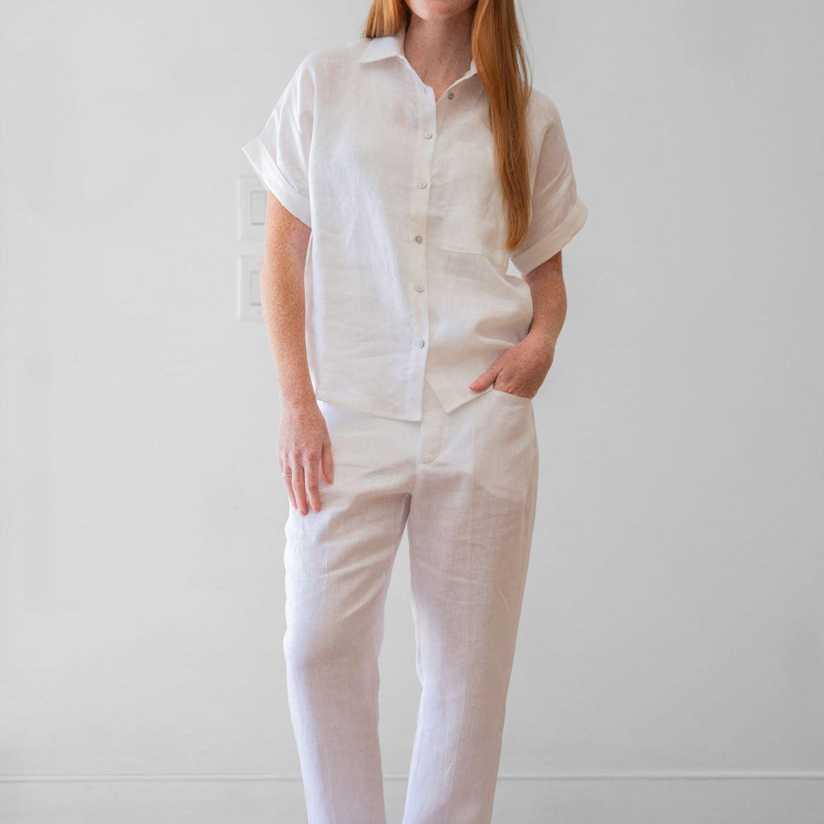 Linen Classic Ankle Pant