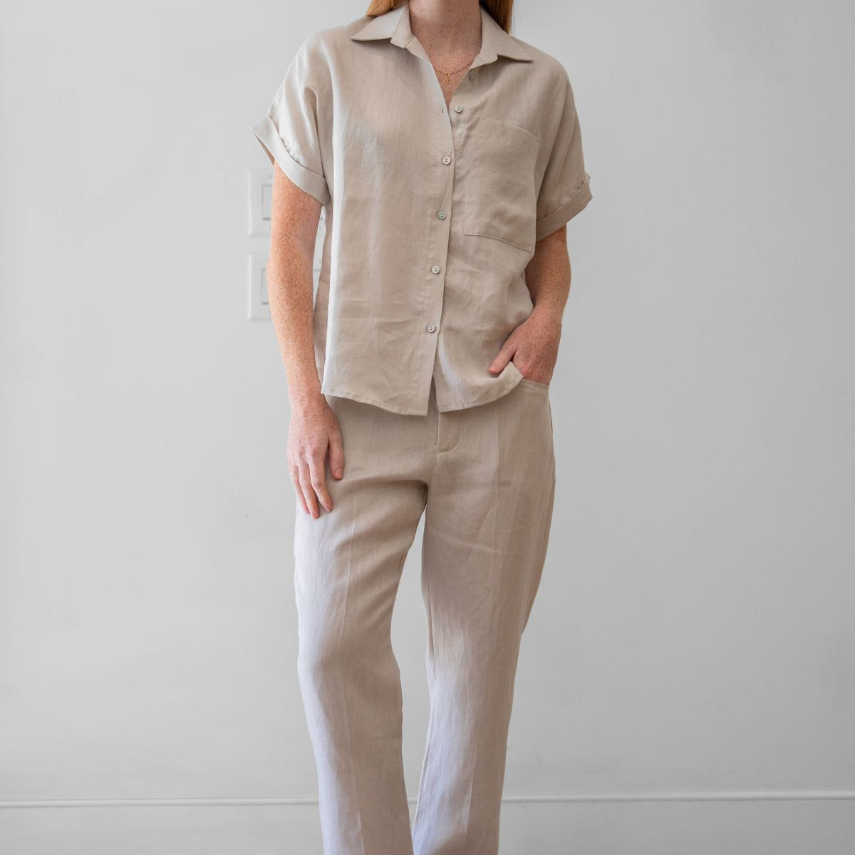 Linen Classic Ankle Pant