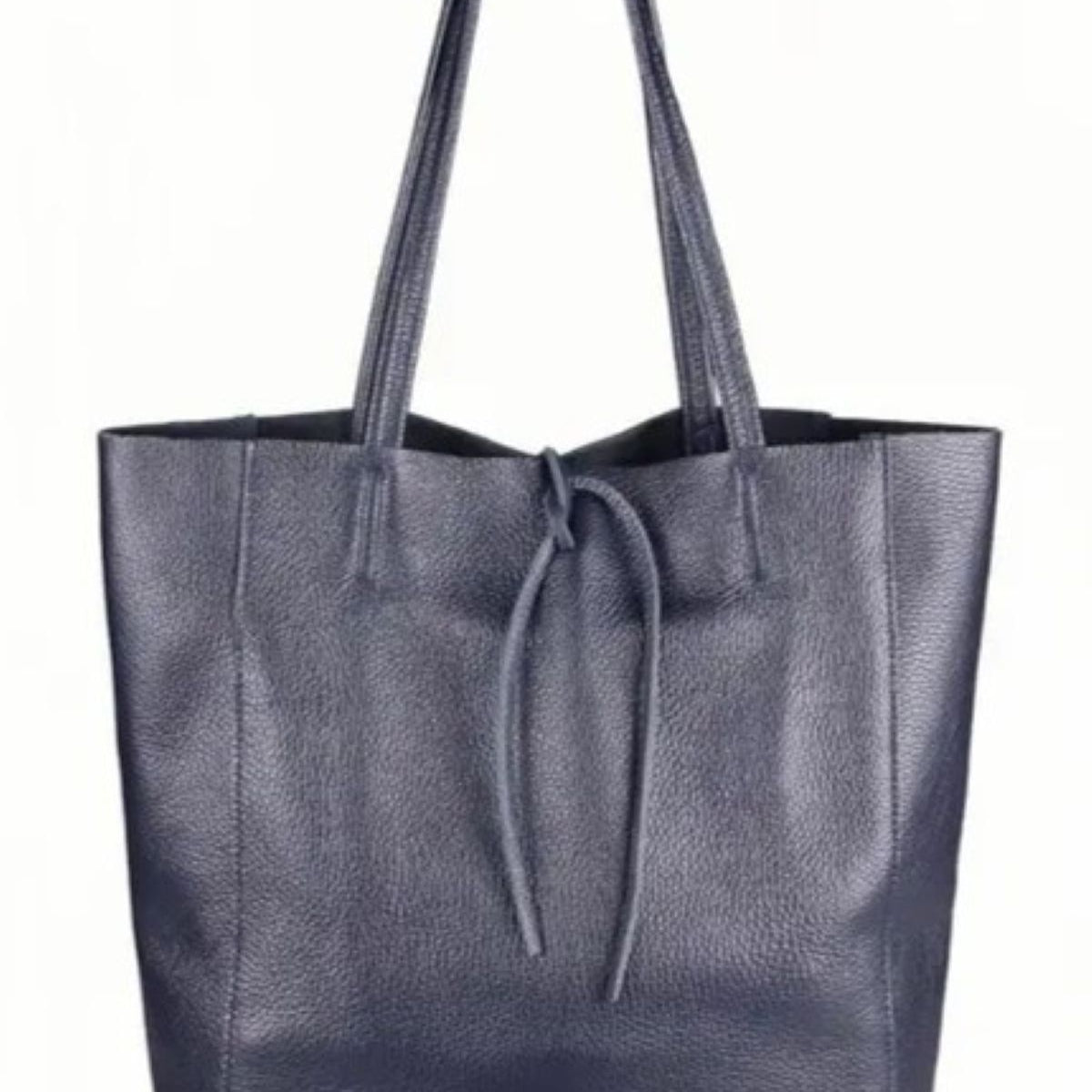 Leather Shoulder Tote Bag