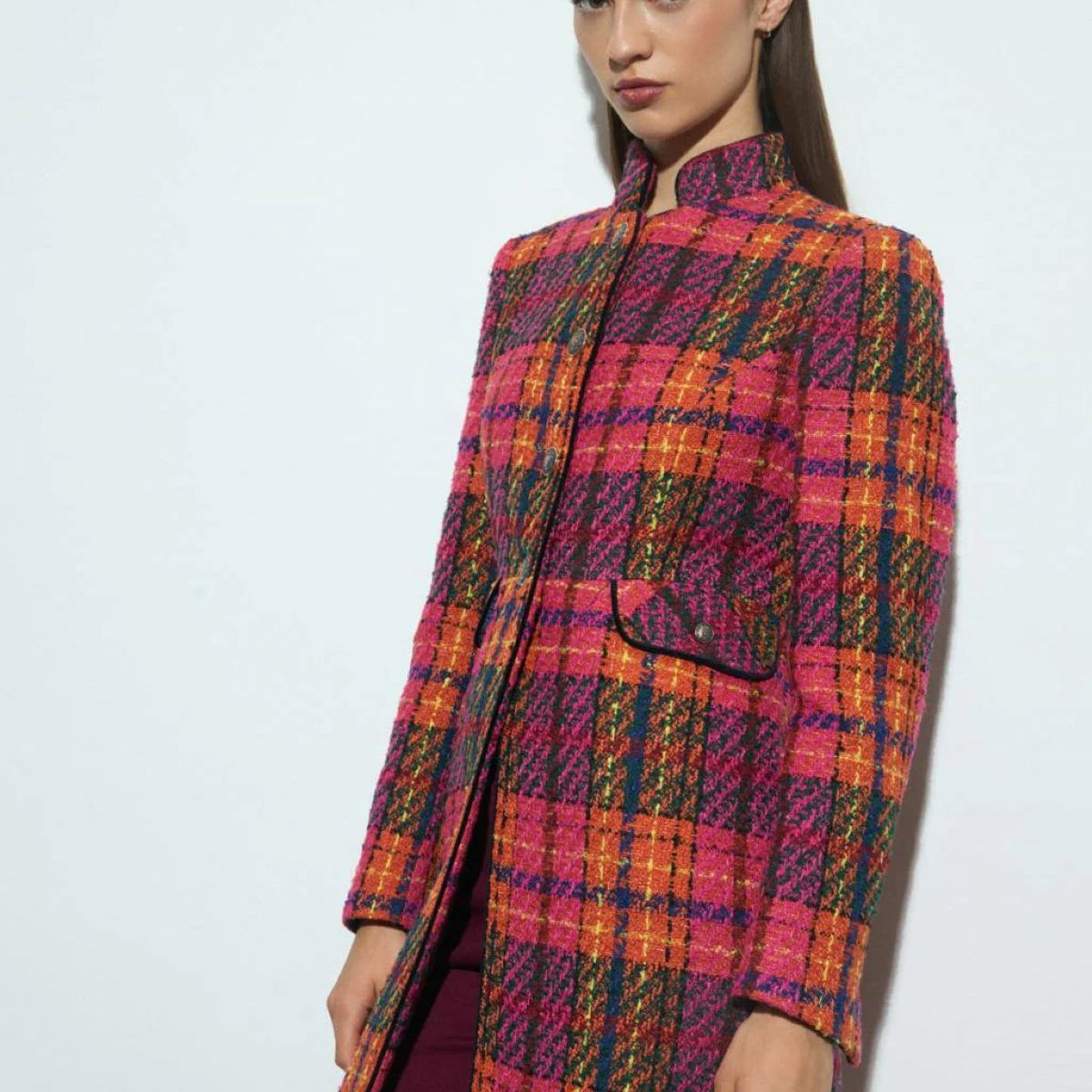 Jacket w/Mandarin Collar
