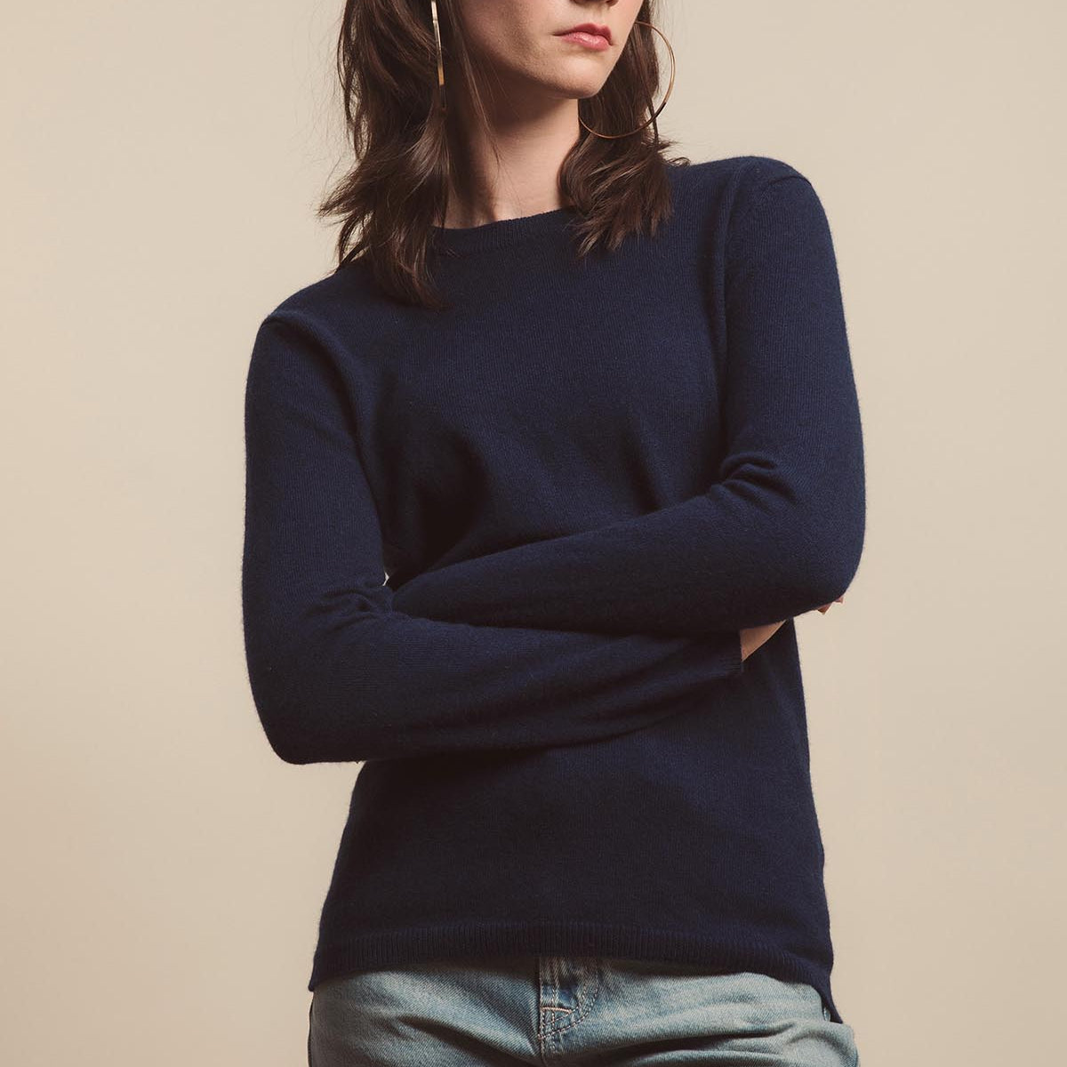 Cashmere Crew Neck Sweater