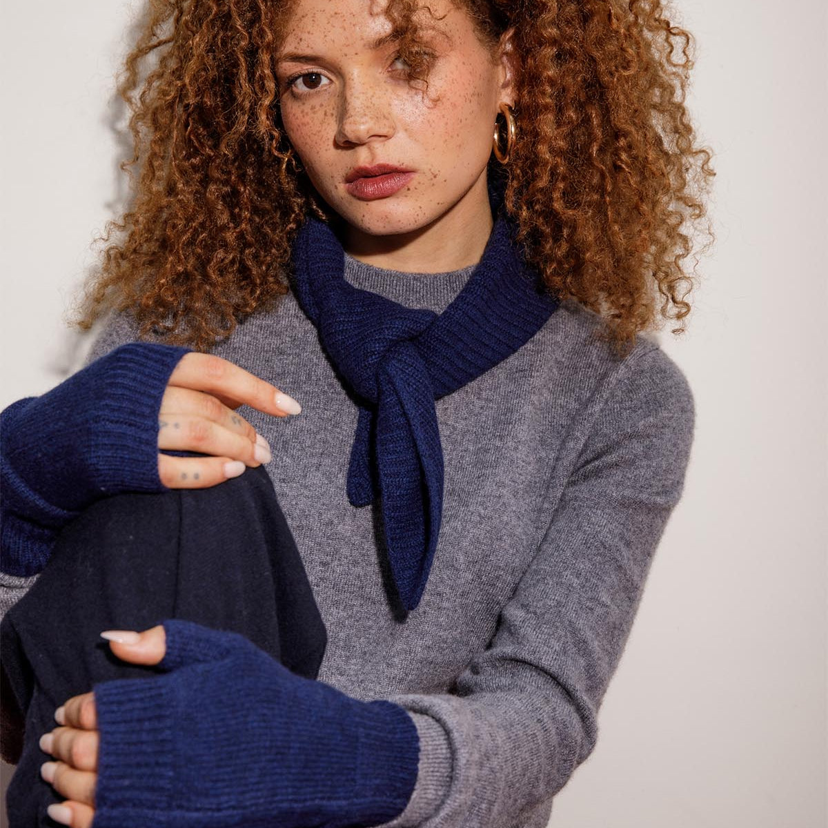Cashmere Fingerless Mittens