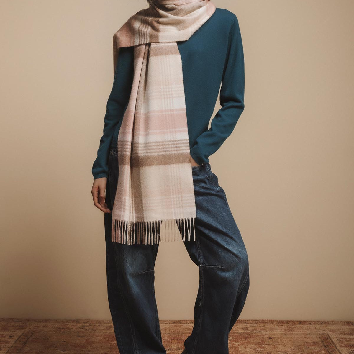 Cashmere Wide Scarf