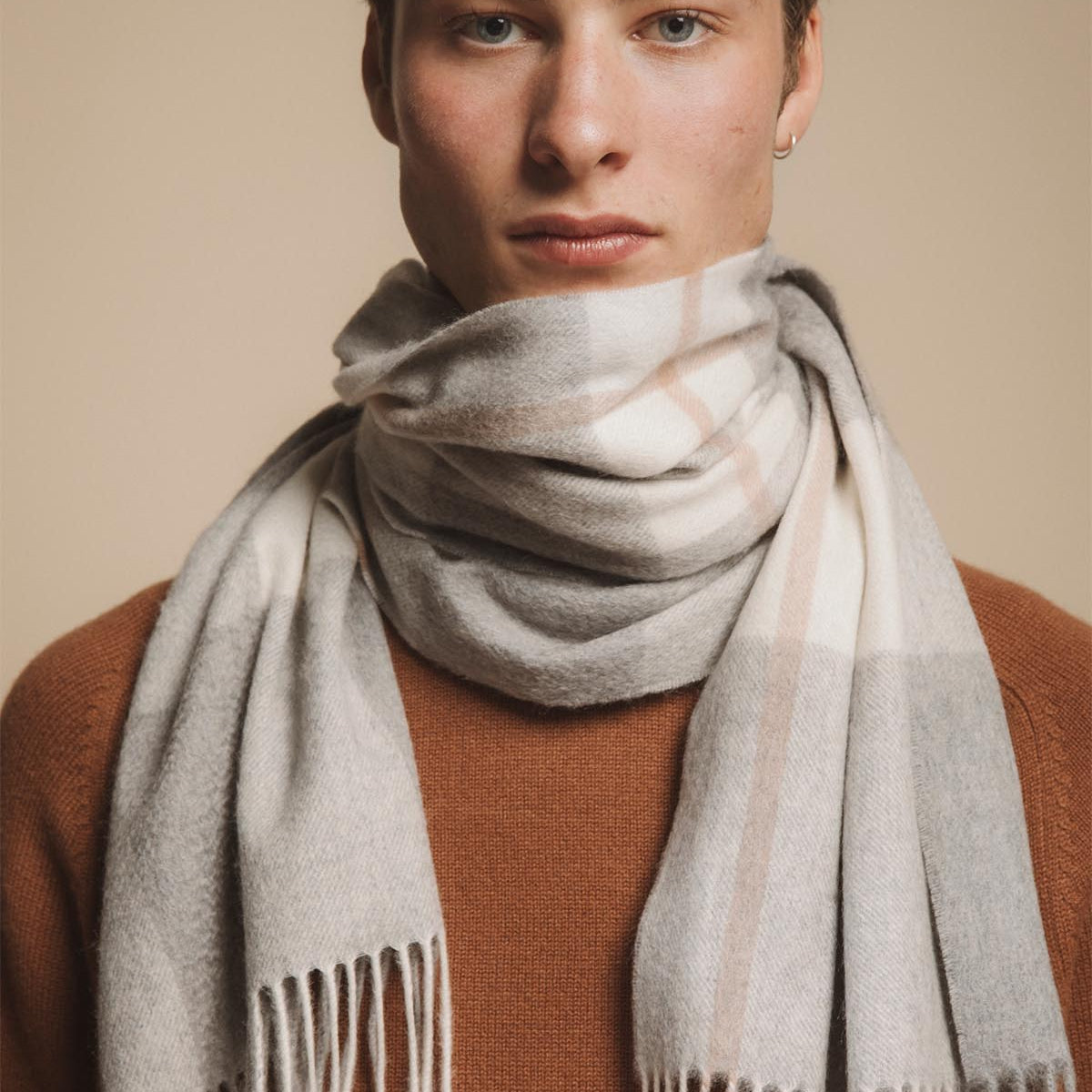 Cashmere Wide Scarf