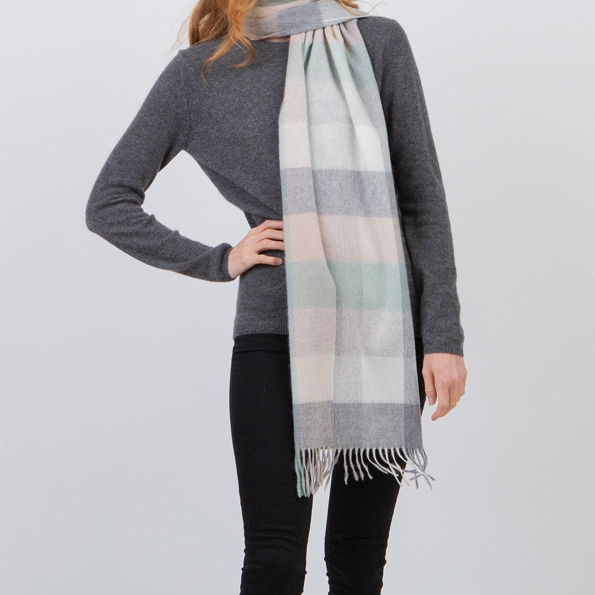 Cashmere Wide Scarf