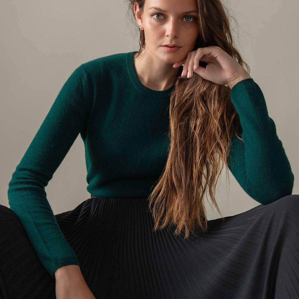 Cashmere Crew Neck Sweater