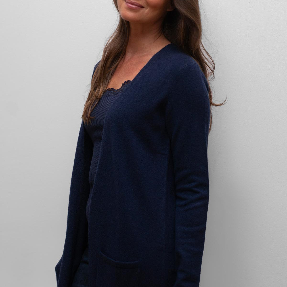 Long Cashmere Cardigan