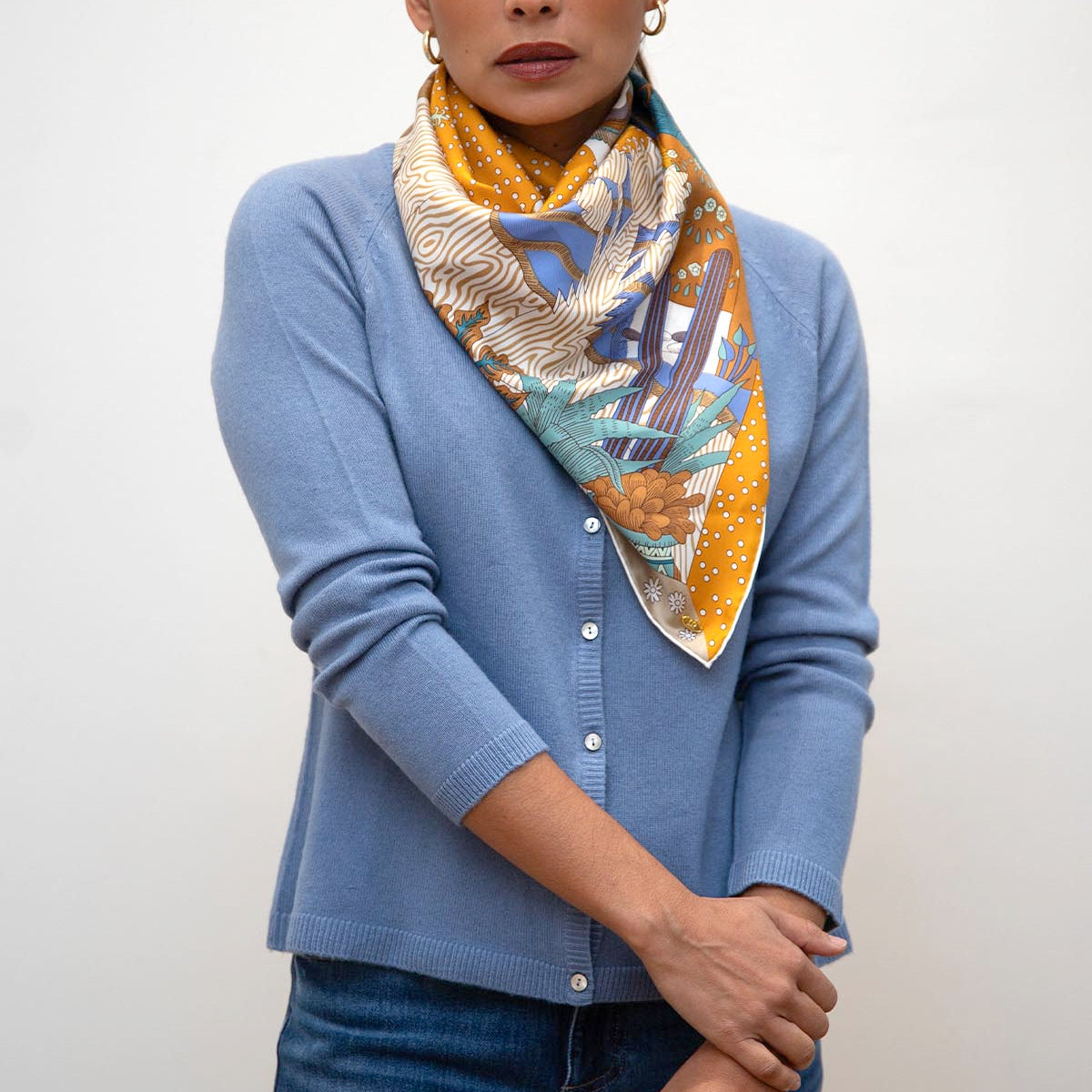 Printed Silk Scarf