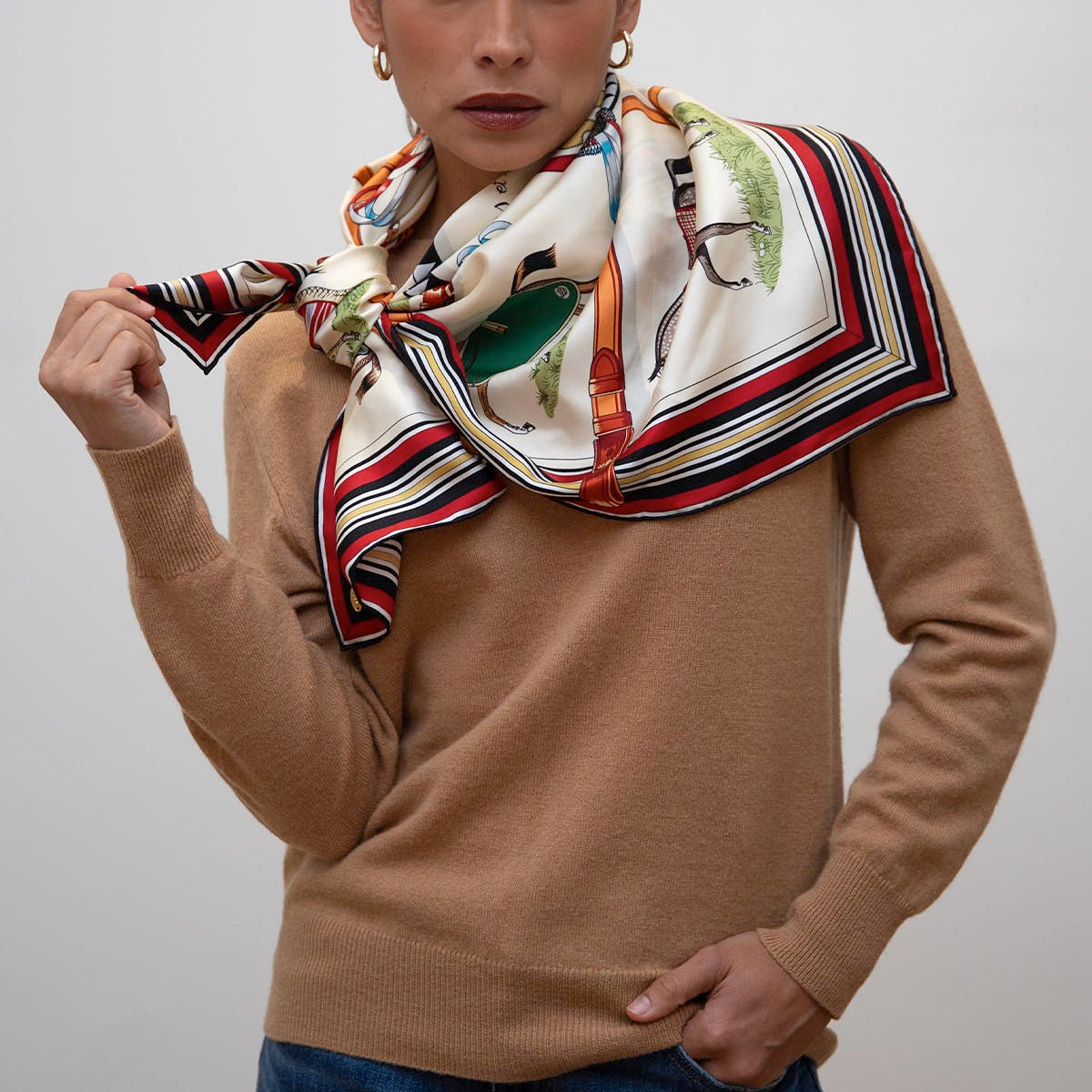Printed Silk Scarf