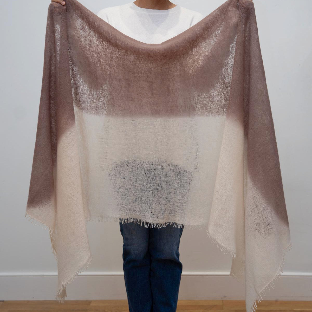Felted Ombre Cashmere Scarf