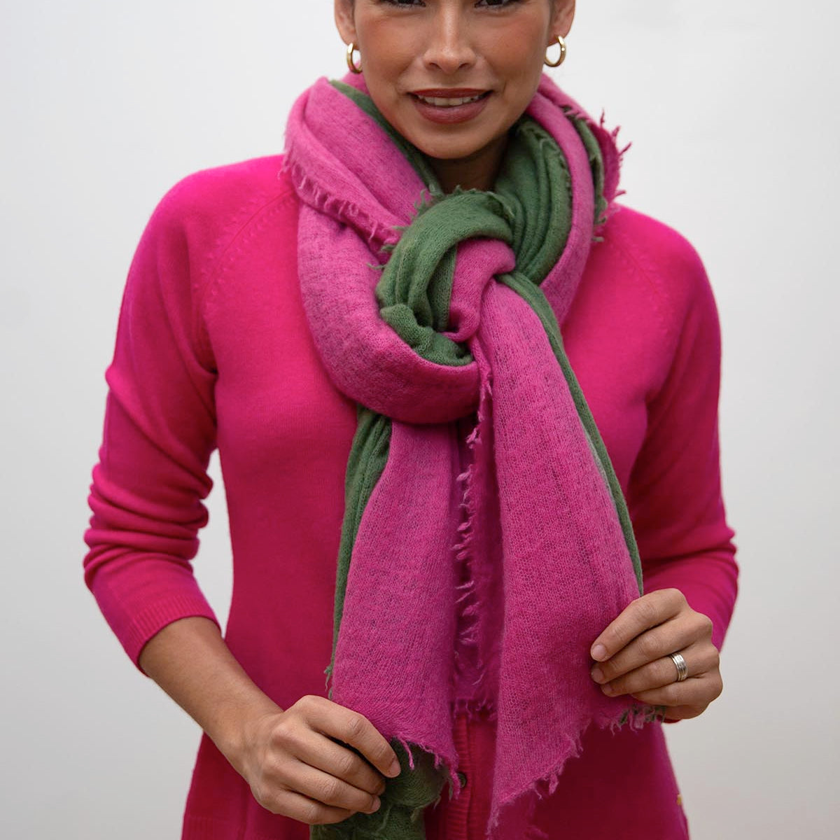 Felted Ombre Cashmere Scarf