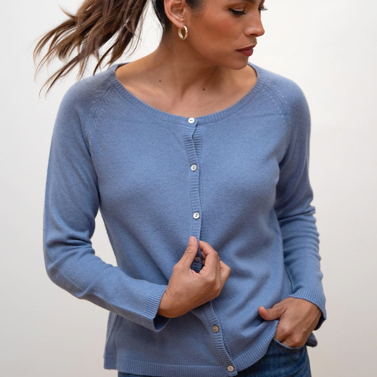 Maggie Cashmere Cardigan