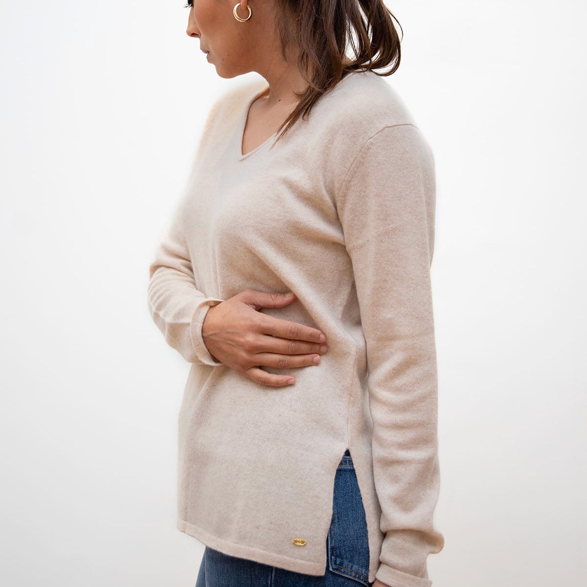 Classic Cashmere V-Neck Sweater