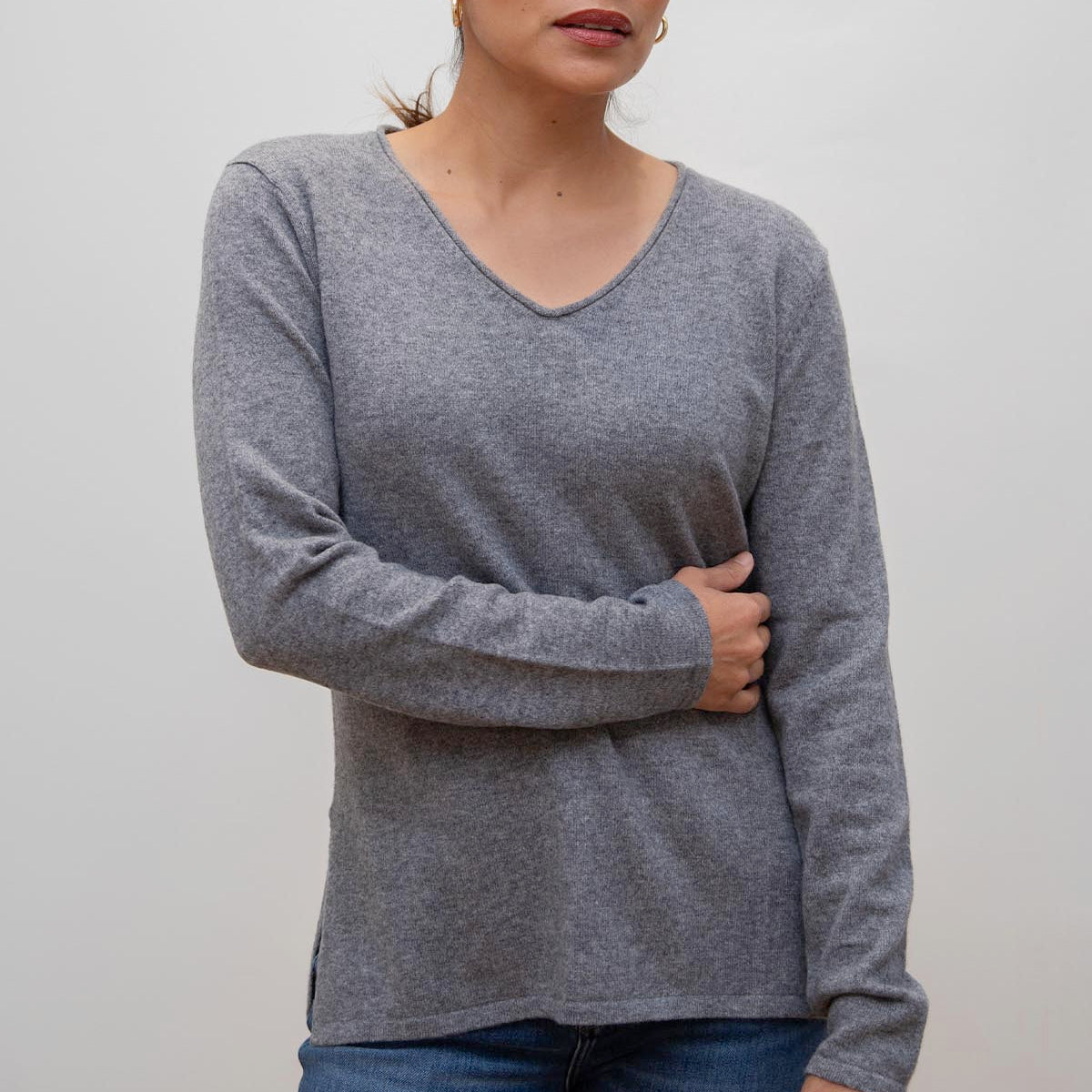 Classic Cashmere V-Neck Sweater