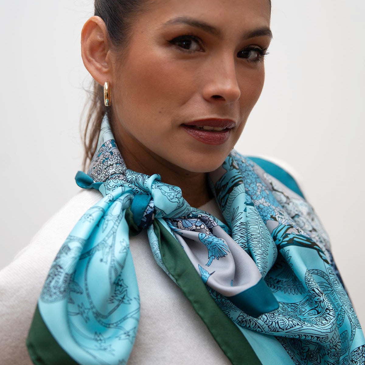 Printed Silk Scarf