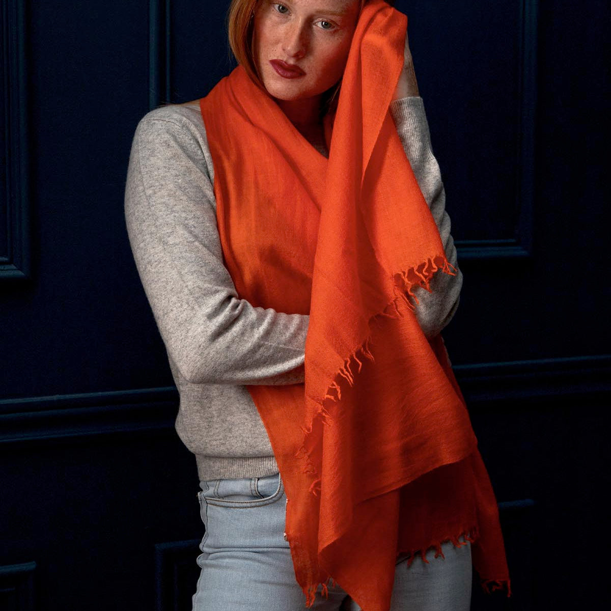 Poppy Woven Scarf