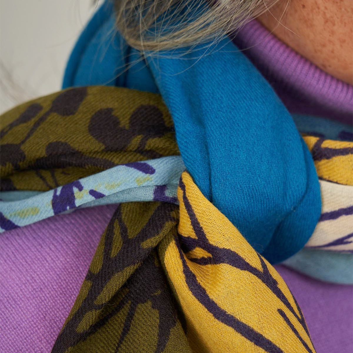 Tillie Modal Silk & Wool Scarf