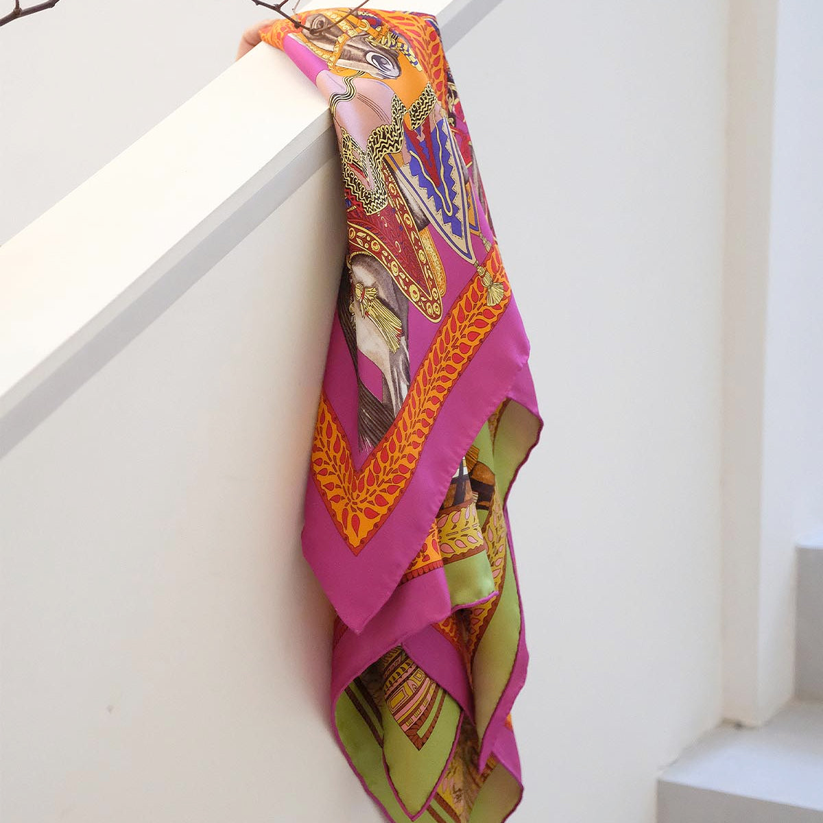 Double-Sided Silk Scarf