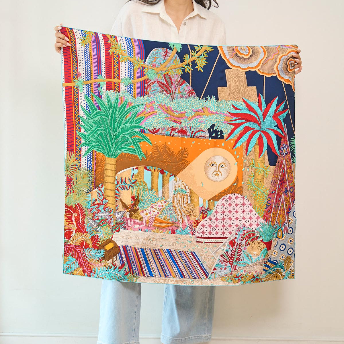 Printed Silk Scarf