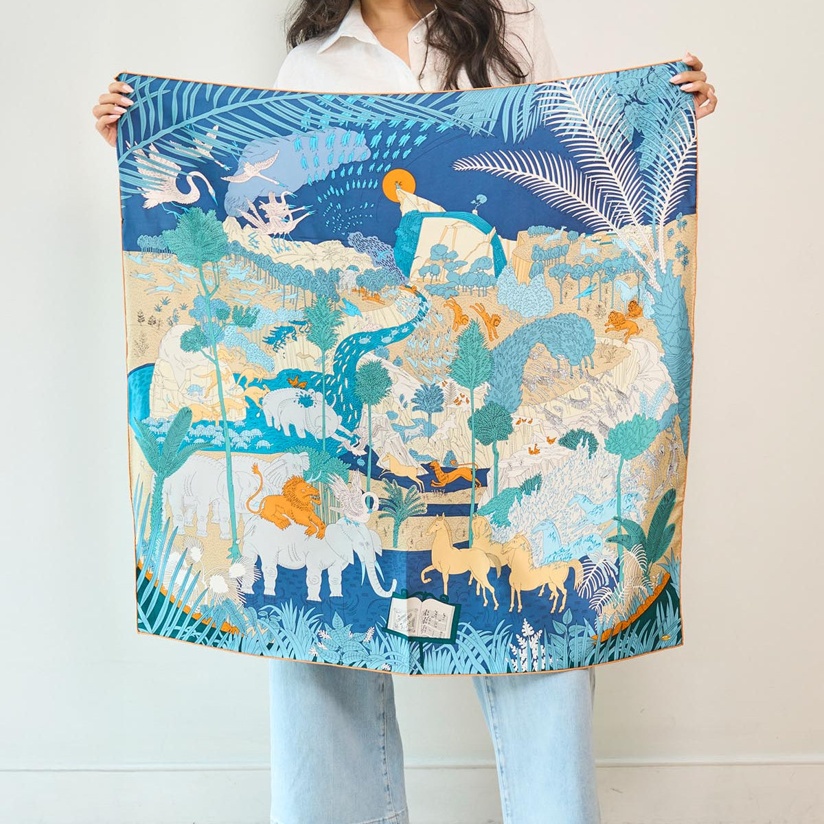 Printed Silk Scarf